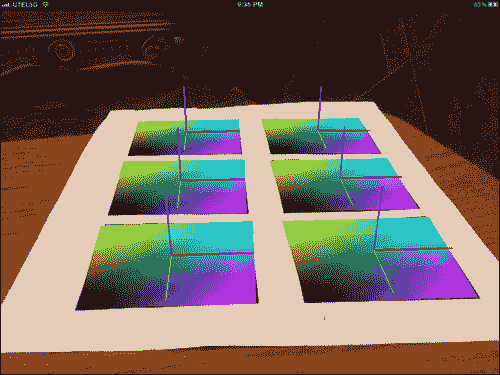 Rendering an AR scene