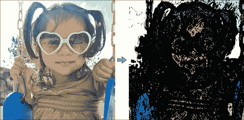 Generating an "evil" mode using edge filters