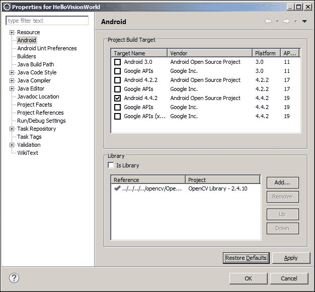 Creating a project in Eclipse