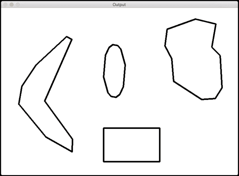 Approximating a contour