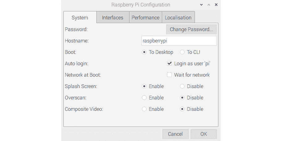 Figure 40: Configuring the system 