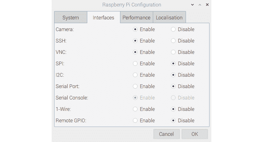 Figure 41: Configuring Interfaces 